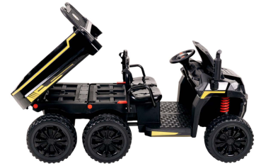 Preview: UTV-Kinder-Elektroauto A730 mit 6x4 Vierradantrieb, 2-Sitzer, Kippmulde, Fernbedienung, EVA-Reifen